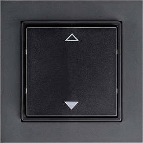 Schalter 55x55 2-Kanal Jalousie Gira anthrazit