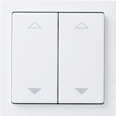 Schalter 4-Kanal Jalousie Busch-Jäger studioweiss