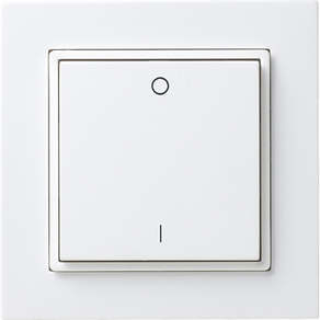 Funkschalter 55x55 2-Kanal Licht Gira reinweiß