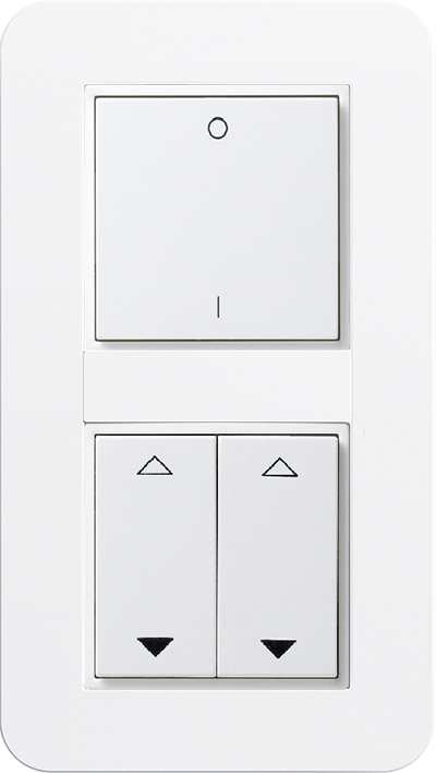 Schalter Doppelrahmen Gira weiß
