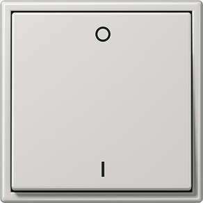 Schalter 2-Kanal Licht Jung lichtgrau