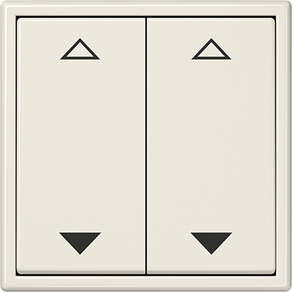 Schalter 4-Kanal Jalousie Jung weiß